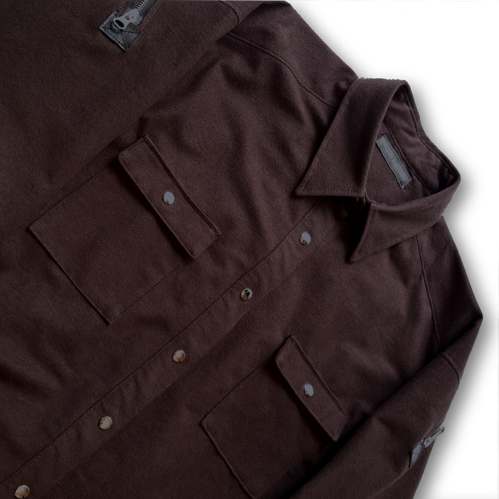 Zip Flannel Shirt | MASAMI MARUSAWA