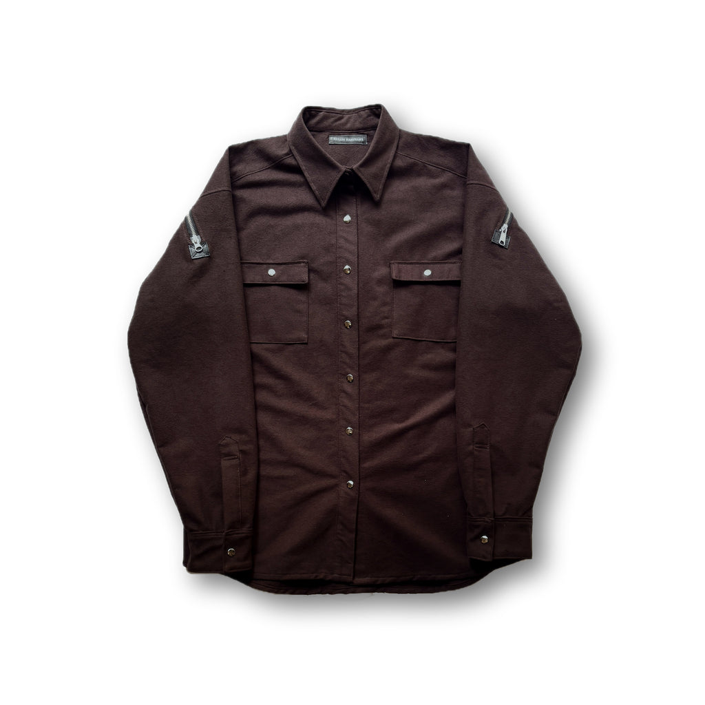 Zip Flannel Shirt | MASAMI MARUSAWA