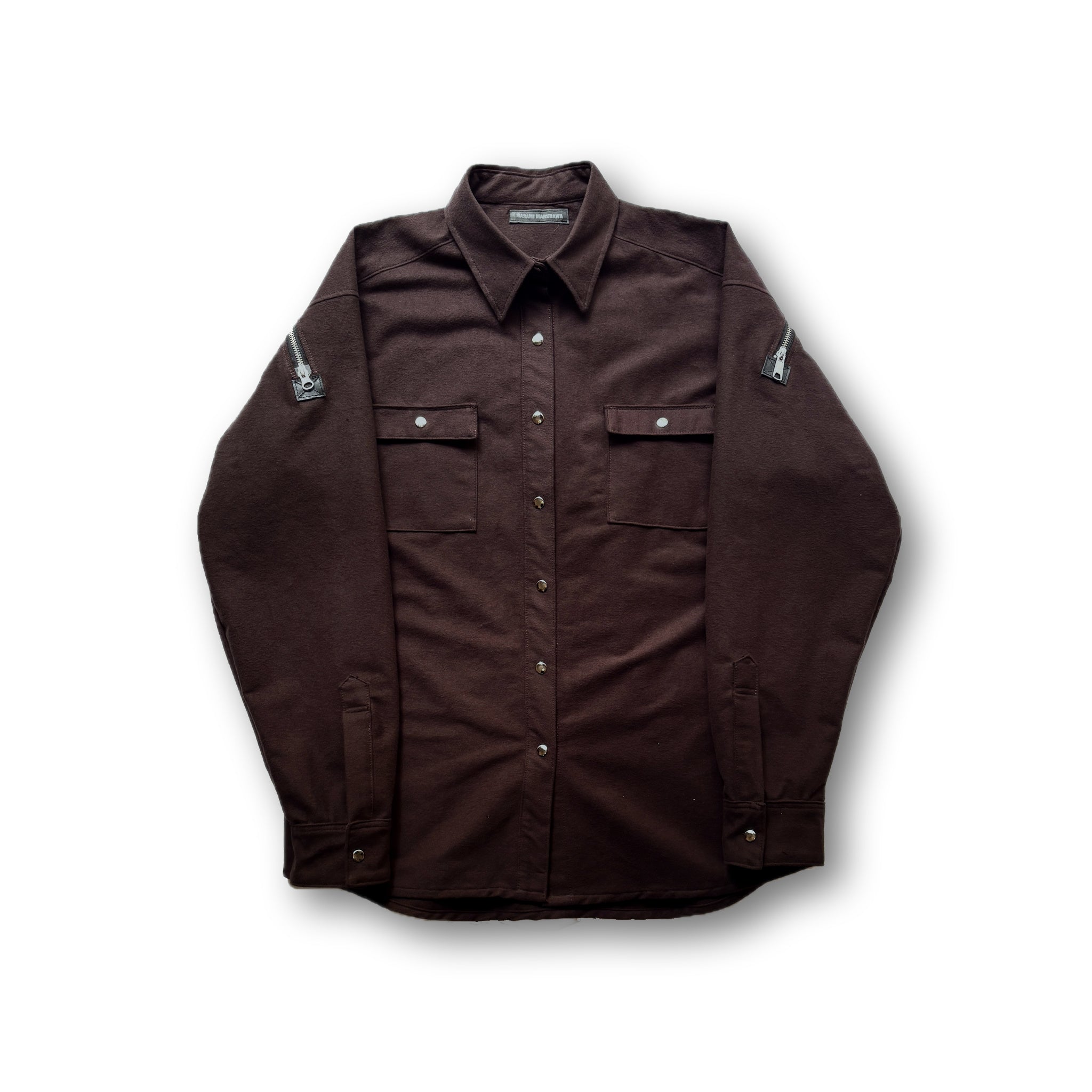 Zip Flannel Shirt | MASAMI MARUSAWA