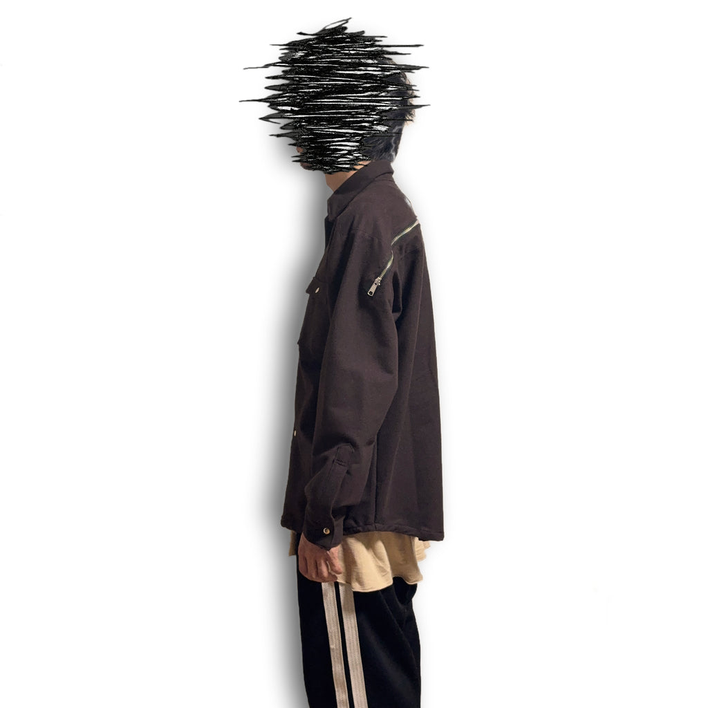 Zip Flannel Shirt | MASAMI MARUSAWA