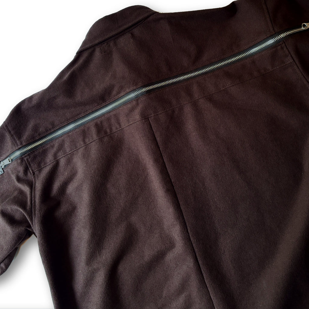 Zip Flannel Shirt | MASAMI MARUSAWA