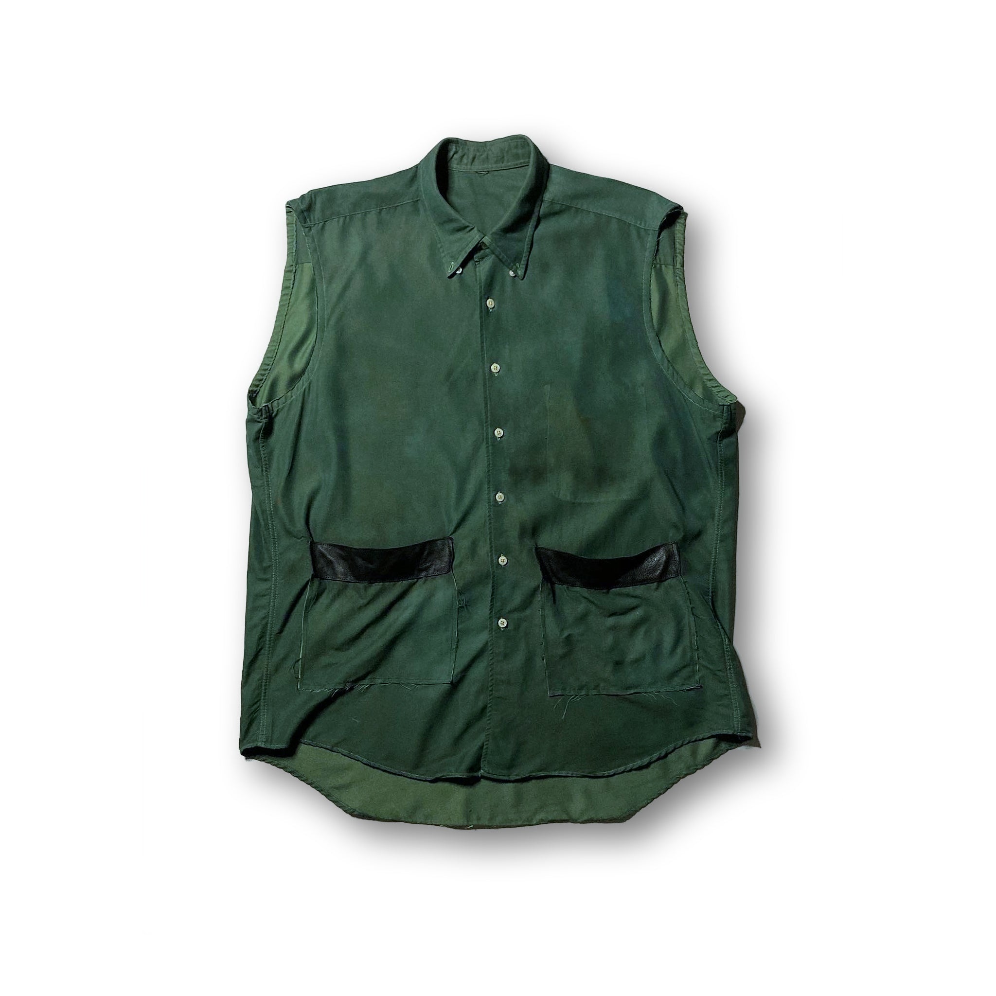 Remade Shirt Vest | Under The Brain