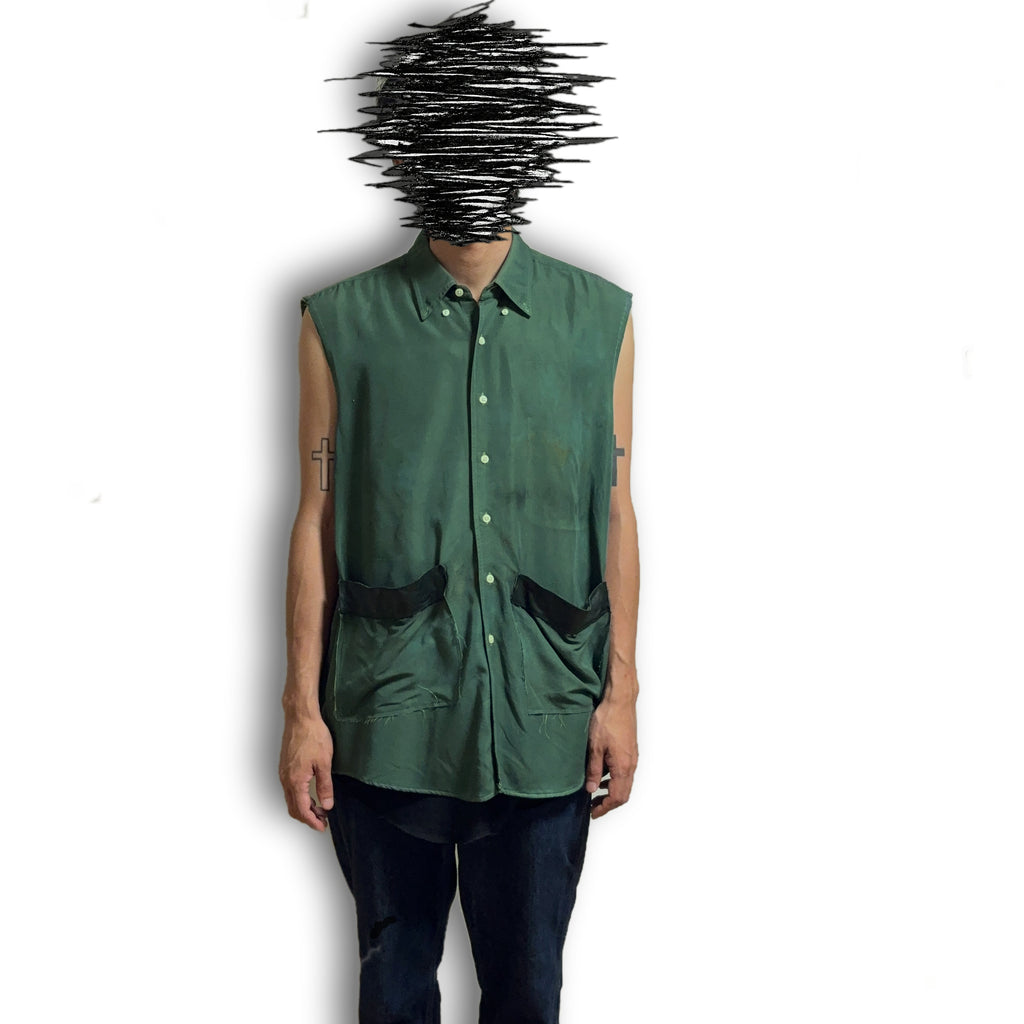 Remade Shirt Vest | Under The Brain
