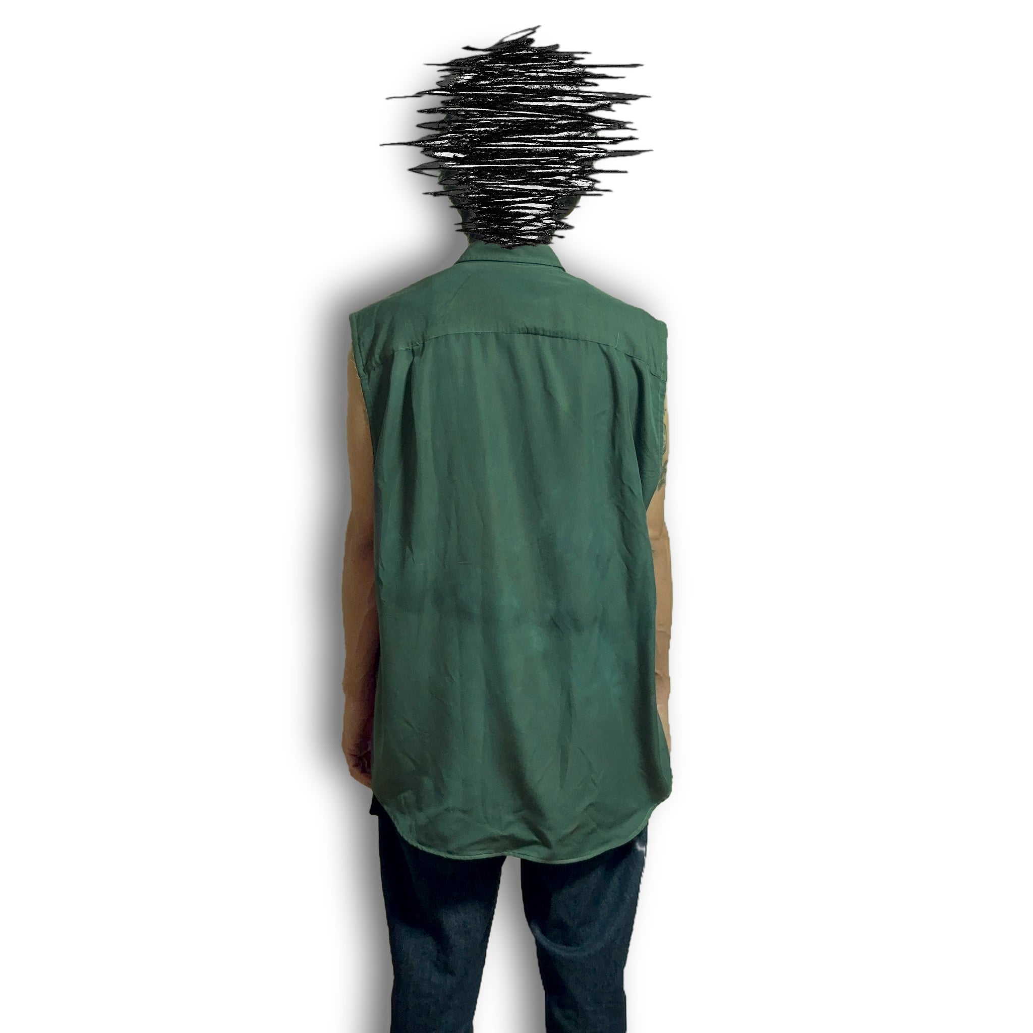 Remade Shirt Vest | Under The Brain